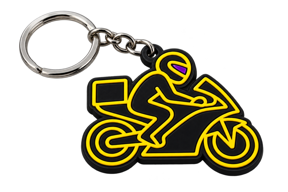 Llavero de motociclista Mandadito Xpress